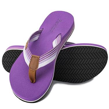 Imagem de Pevino Chinelos Ortopédicos Femininos Com Plataforma Macia À Prova D'Água E Sola Antiderrapante, Sandálias Casuais De Tiras Para Mulheres, Sandálias De Praia Confortáveis Com Suporte De Arco Para Me