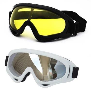 Imagem de Kit 2 Óculos Esportivo Espelhado Snowboard Kitesurf Esqui Visão Noturn