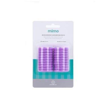 Imagem de Disco Cogumelo para Caderno Inteligente Lilás Mimo - 35 mm - 20 Unids