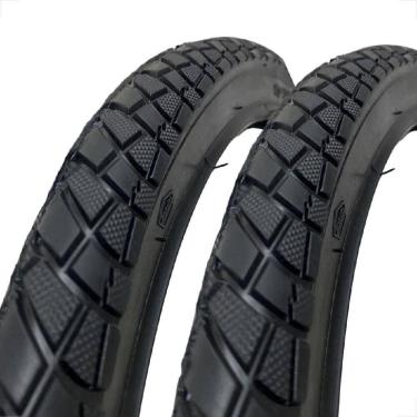 Imagem de Par Pneu Bicicleta Shiver tipo praieiro Aro 26 X 2.125 BMX-4 Balão Bike Urbana Caloi Monark Beach