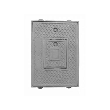 Imagem de Tampão Chão Articulado Ferro Caixa Hidrômetro 40x28cm