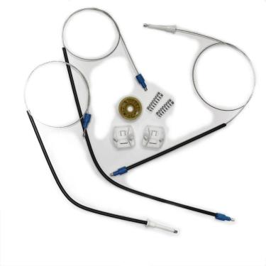 Imagem de Kit Reparo Máquina Vidro Polo 2003 A 2011 Dianteiro Arraste
