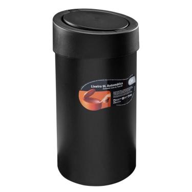 Imagem de Lixeira Coza Automática 10909 Em Polipropileno - 9 L Preto