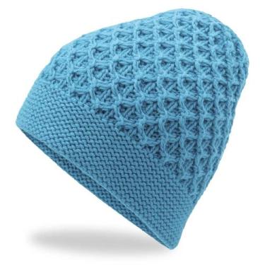 Imagem de Touca Gorro Masculino Feminino Dupla Lisa Poliester Moda - R.Pires, Az