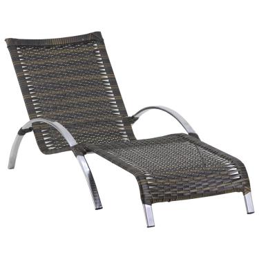 Imagem de Cadeira para Piscina em Alumínio para Tomar Sol e Praia Trama