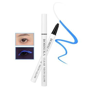 Imagem de BOBISUKA Caneta Delineadora Transparente Uv Neon Glow, Delineador Branco Com Tinta Invisível, À Prova D'Água E De Manchas, Kit Maquiagem Para Acessórios Festa Rave