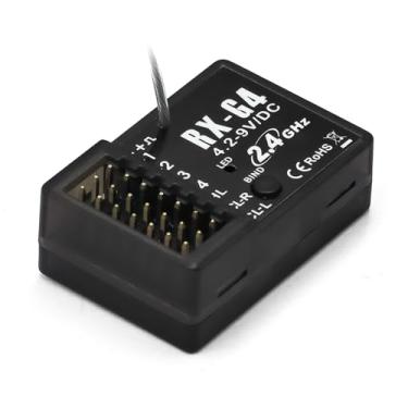 Imagem de HOBBYFANS 4CH 2.4G Receiver Remote Control Receiver with Light Control for Hobby Fans 4CH Transmitter RC Car Boat