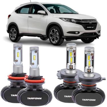 Imagem de Kit Ultra Led Premium 6000k HR-V 2015 a 2018 Foco Simples - Tarponn