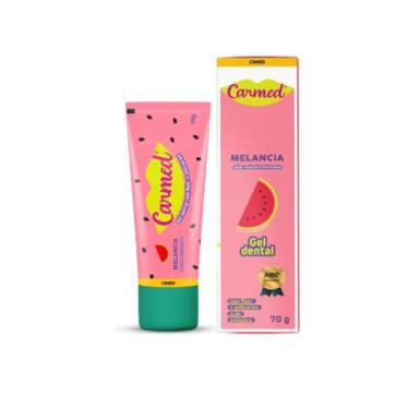 Imagem de Kit 2 und Gel dental c fluor Carmed Melancia 70gr - Cimed