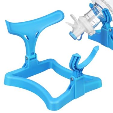 Imagem de LALAFINA Suporte Dobrável Jarro De Água Com Torneira De Balde Suporte Garrafa Com Torneira Garrafa De 3 A 5 Galões