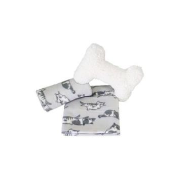 Imagem de Cobermanta bebê e pet com brinde travesseiro osso - Mais que baby , Ci