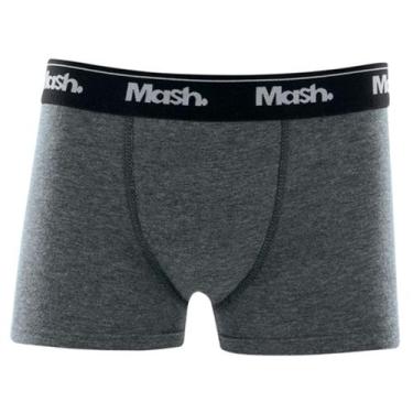 Imagem de Cueca Boxer Infantil Mash 190.03 Fibra Natural 100% Algodão, Cinza chu
