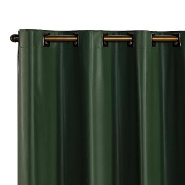 Imagem de Cortinas blackout para quarto, sala de estar, cozinha PVC 100% 2,80 L x 2,30 A(verde)