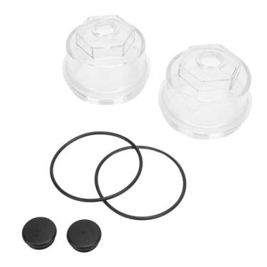 Imagem de lyrlody 2 Pacote de Pacote Hub de pó de pó de, Rolamento de Tampa de Tampa de de Caps de de Graxa de 3,75 Polegadas para Eixos de 9k-16k 1996 Com 3,75-8 Thread Plástico de de Banho de óleo OEM OEM