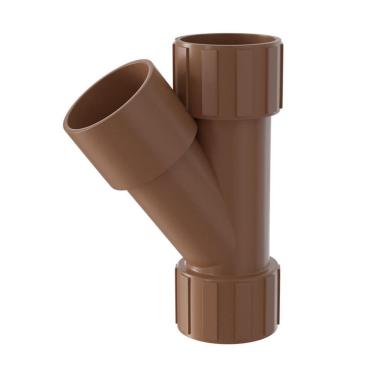 Imagem de Junção Junta Y Conexão Soldável Pvc Marrom 32Mm Estrela