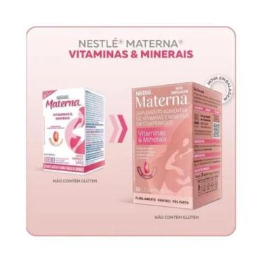 Imagem de Materna Vitaminas & Minerais Nestlé 30 Unidades  Gestantes - NESTLE
