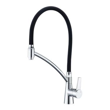 Imagem de Torneira Misturador Monocomando Lorenzetti Lorenchef 2267 C81 De Bancada Preta