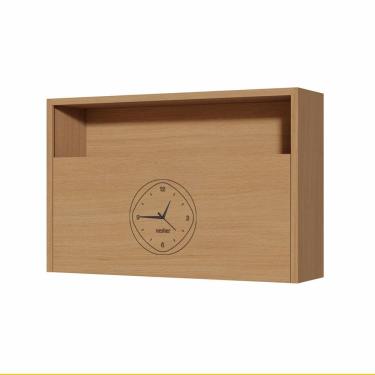 Imagem de Armario Aereo Condessa 1 Porta Basculante Com Relogio 120cm 100 MDF CRV Nesher