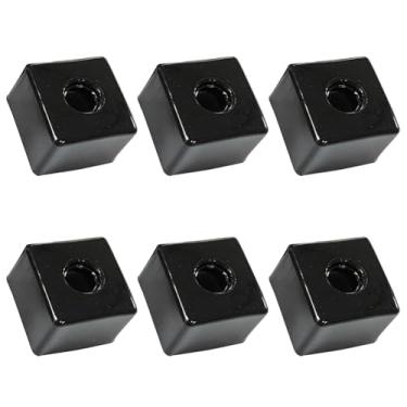 Imagem de 6 peças de suporte de giz com ponta de tacos de plástico para piscina caixa de giz de bilhar caixa de armazenamento de giz de bilhar caixa de armazenamento de giz suporte de caixa de giz para taco de