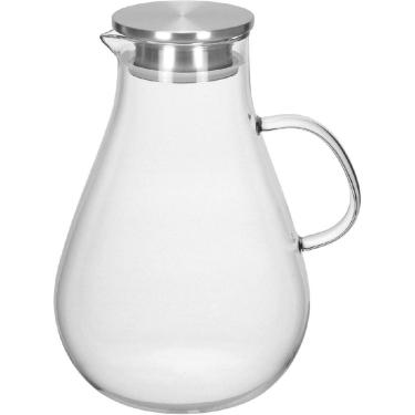 Imagem de JARRA ÁGUA SUCO LEITE HOME&CO TAMPA INOX BOROSSILICATO 3L 25x16x16cm TRANSPARENTE