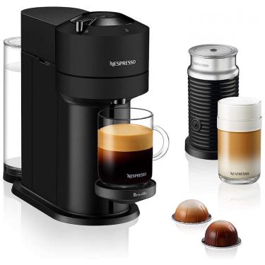 Imagem de Cafeteira Elétrica Nespresso Vertuo by Expresso com Aeroccino, 1L, Matte, 110v, BREVILLE BNV550MTB1BUC1, Preto