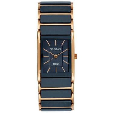 Imagem de Relógio Feminino Seculus Cerâmica 77230LPSVRQ3-Feminino