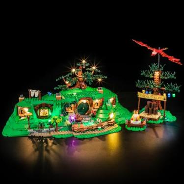 Imagem de GEAMENT LED Light Kit Compatible with Lego The Shire Building Blocks Model - Lighting Set for Icons 10354 (Model Set Not Included)