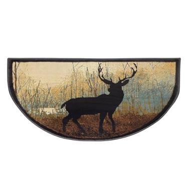 Imagem de Good Of The Woods Buck in Nature Hearth Tapete, tapete de área, tapete de cabine, veado, cabana de caça, tapete de acampamento