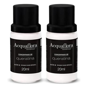 Imagem de 2 Ampolas Fluido Concentrado De Queratina Reconstrução Capilar 20ml - 