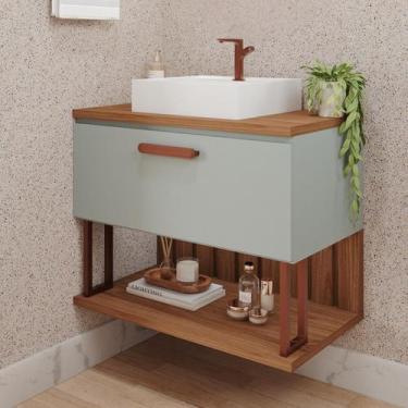 Imagem de Gabinete Suspenso com Cuba 80,3cm X 73cm Mari Espresso Móveis