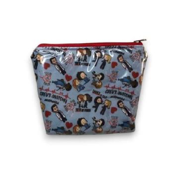 Imagem de Necessaire Estampada Tamanho Pequeno - DaniBordados, Grey, S anatomy