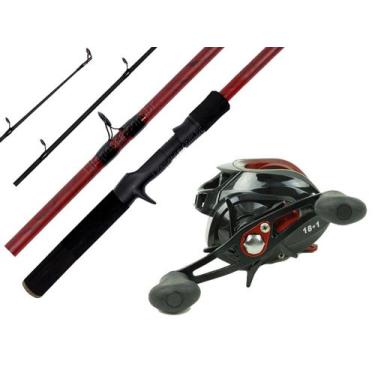 Imagem de Kit para Pesca Vara de Carbono 1,50m 25lb + Carretilha (Ref. 24) - Lif