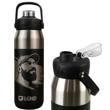 Imagem de Garrafa Térmica Inoxidável AHU Legendários, 750ml, Preta