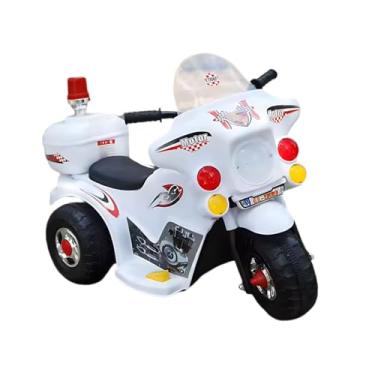 Imagem de Moto Elétrica Infantil 6V Kidino com Baú – Mini Motinha Elétrica para Menina e Menino | Moto Infantil Brinquedo Luz e Multimídia