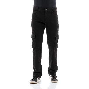 Imagem de Calça Preta Masculina Arauto Confort Cargo