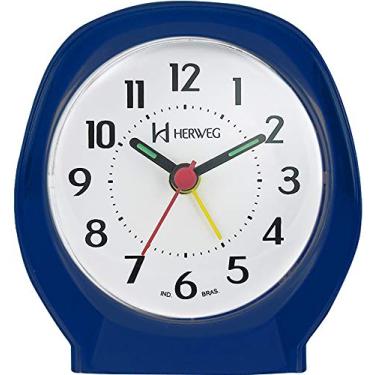 Imagem de RELOGIO DESPERTADOR HERWEG 2634-011 AZUL ESCURO