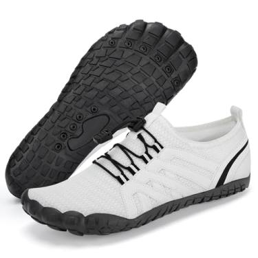 Imagem de Sapatos aquáticos femininos e masculinos adultos para caminhadas, natação, praia, rio, piscina, trilhas, meias aquáticas, protetoras, conforto, bico largo, largura, escalada, férias ao ar livre, 2025