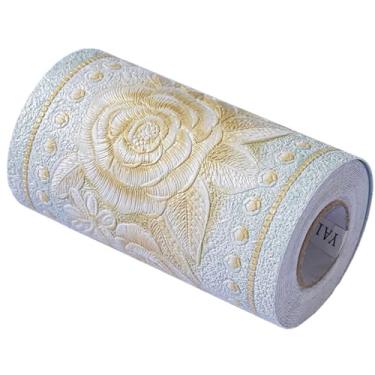 Imagem de TsoLay Adesivo autoadesivo de parede de 5 m/197 pol para borda de rodapé autoadesivo para parede para peitoril da janela, papel de parede para decoração de casa