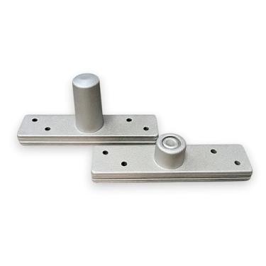 Imagem de Dobradiça Pivotante Alumínio Prateado 180kg Brk Pivoltante