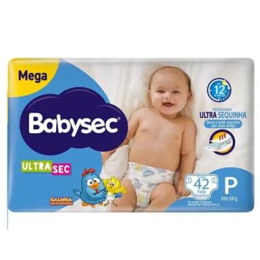 Imagem de Fralda Babysec Ultrasec Galinha Pintadinha MEGA - Tam P - 42 unidades 