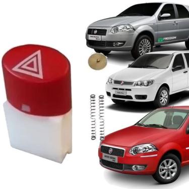 Imagem de Botão de reparo pisca alerta fiat palio siena strada uno 2008 á 2017 v