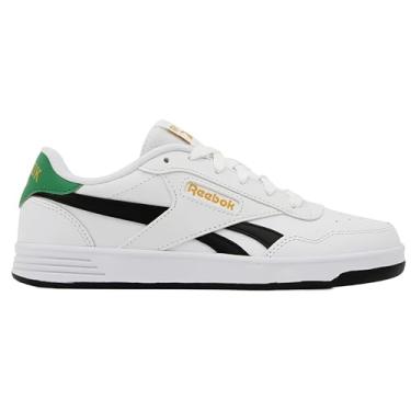 Imagem de Reebok Tênis unissex adulto Court Advance, Calçado branco/verde atualizado/preto, 13.5 Women/12 Men