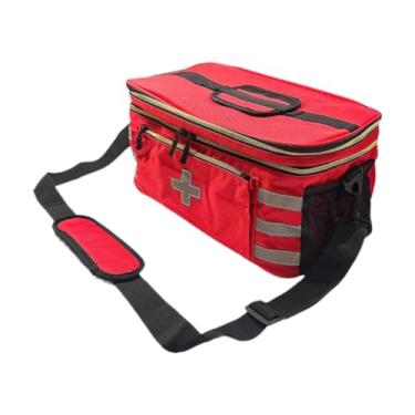 Imagem de FashionCha Bolsa de primeiros socorros, bolsa de armazenamento leve, multifuncional, organizador de kits de emergência para camping, local de trabalho e