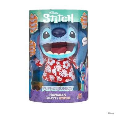 Imagem de Stitch Wow - Pelucia 30cm Stitch Havaiano Animatronico