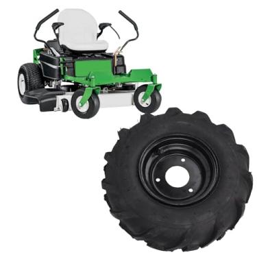 Imagem de Diydeg Vá KART Wheel, 13x5.00-6 6 Polegadas de 6 Polegadas à Prova de Punção ATV GO KART Pneus e Jantes, 3 Parafusos Pneus de Borracha Fixa para Quad Off Road Mini Bike Mown Mower