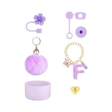 Imagem de Conjunto De Acessórios Para Copo Stanley Cup 8 Peças: Tampa De Silicon