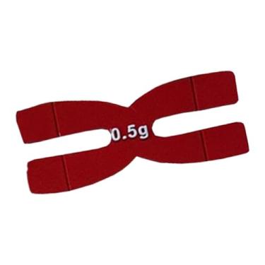 Imagem de KiBcsLic Auxílio para treinamento de peso de raquete de tênis, raquete de badminton com peso para crianças, exercício de força de braço e equilíbrio para, Vermelho