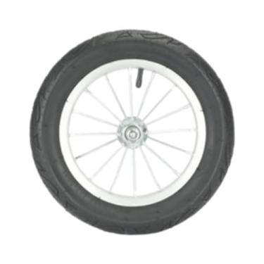 Imagem de Aymzbd Roda de substituição de bicicleta de equilíbrio para crianças para bicicletas traseiras, reparando anti -deslizamento de alta capacidade de carga, 12 in