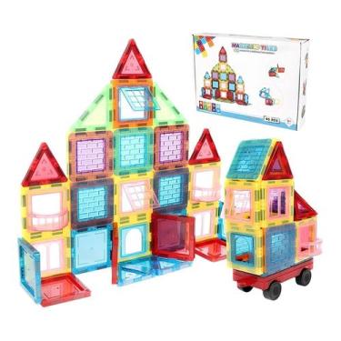 Imagem de Jogo didático Magnetic Toys 45 peças - Lightbek Official Store
