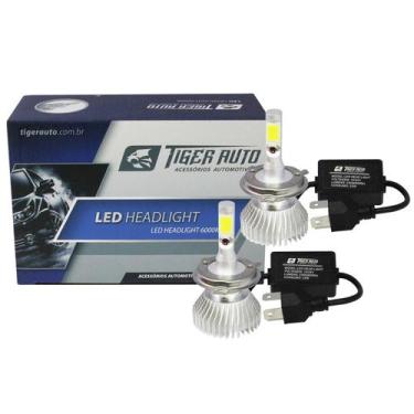 Imagem de Kit Lampada Super Led H4 2d Reator 6000k 12/24v - TIGER AUTO